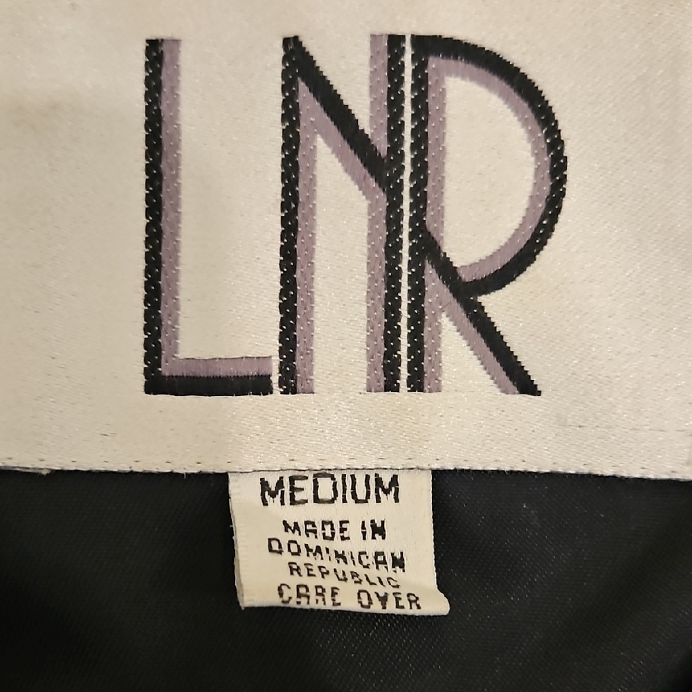 Women's LNR Black Leather Coat Size M - Picture 2 of 7